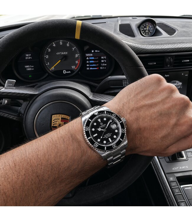 Chronoguard  DeptMaster Black Diver Schwarz Automatik Herrenuhr