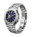Chronoguard  Cuore Azzurro Open Heart Automatik Blau Herrenuhr