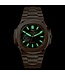 Chronoguard  Cuore Cioccolato Open Heart Automatik Braun Herrenuhr