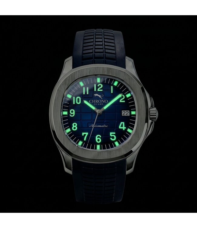 Chronoguard  Odyssey Azzurro 42mm Automatik Blau Herrenuhr
