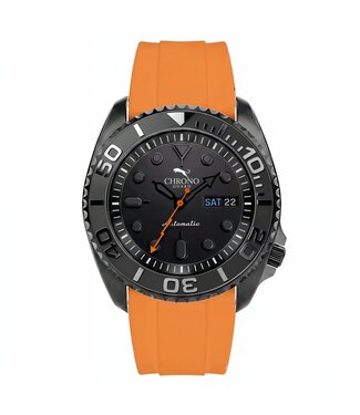 Chronoguard Abisso Nero Black Diver Automatik Schwarz Herrenuhr