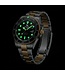 Chronoguard DeptMaster Black Two Tone Gold Diver Schwarz/Gold Automatik Herrenuhr