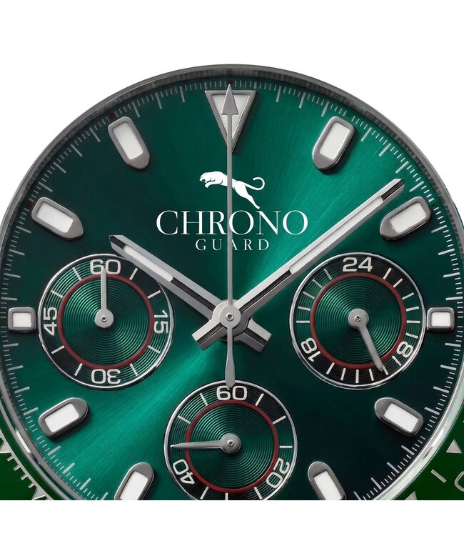 Chronoguard  Corsa Verde Smeraldo Chronograph Grün Herrenuhr