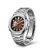Chronoguard Cuore Cioccolato Open Heart Automatik Braun Herrenuhr