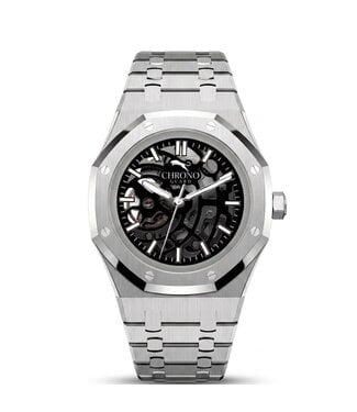 Chronoguard Vetta Nero Skeleton Automatik Schwarz Herrenuhr
