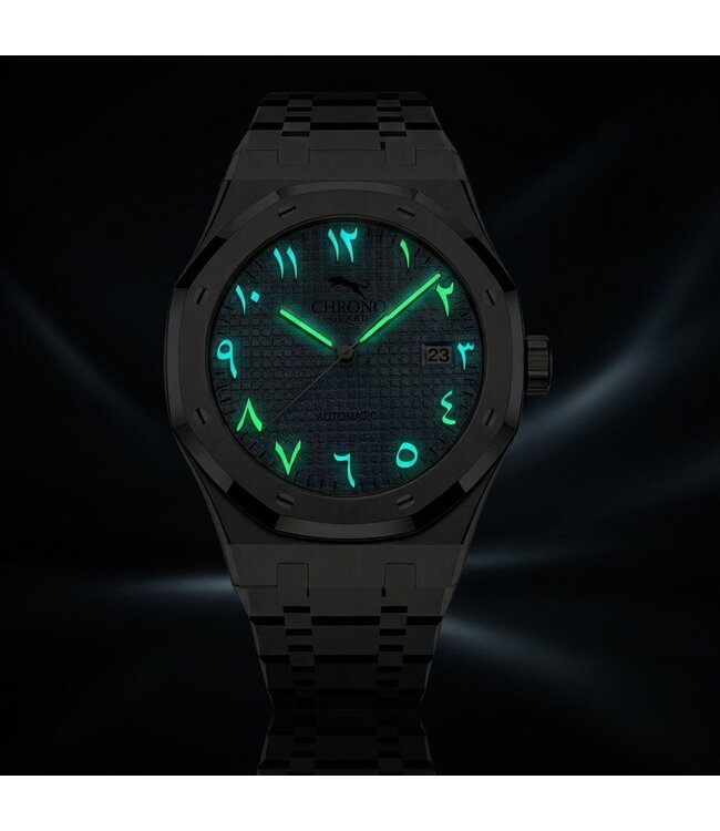 Chronoguard  Ottanta Arabico Azzurro 41mm Automatik Hellblau Herrenuhr