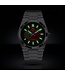 Chronoguard Cuscino Bordò 39mm Open Heart Automatik Bordeaux Herrenuhr