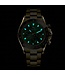 Chronoguard  Circuito Verde Oro Pieno 39mm Chronograph Gold Grün Herrenuhr