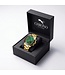 Chronoguard  Circuito Verde Oro Pieno 39mm Chronograph Gold Grün Herrenuhr