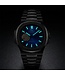 Chronoguard  Oblò Abisso 40mm Open Heart Automatik Schwarz Blau Herrenuhr
