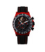 Chronoguard Fibra Rosso Scheletro 41mm Carbon Skelett Automatik Rot Herrenuhr