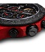 Chronoguard Fibra Rosso Scheletro 41mm Carbon Skelett Automatik Rot Herrenuhr