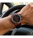 Chronoguard Carbon Fibra Rot Schwarz Skelett Automatik Herrenuhr