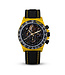 Chronoguard  Fibra Giallo Scheletro Nero 41mm Carbon Skelett Automatik Gelb Herrenuhr