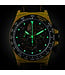 Chronoguard Carbon Fibra Gelb Schwarz Skelett Automatik Herrenuhr