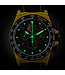 Chronoguard  Fibra Giallo Scheletro Nero 41mm Carbon Skelett Automatik Gelb Herrenuhr
