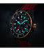 Chronoguard Profondo Carbon Rot 40mm Automatik Taucheruhr Herren