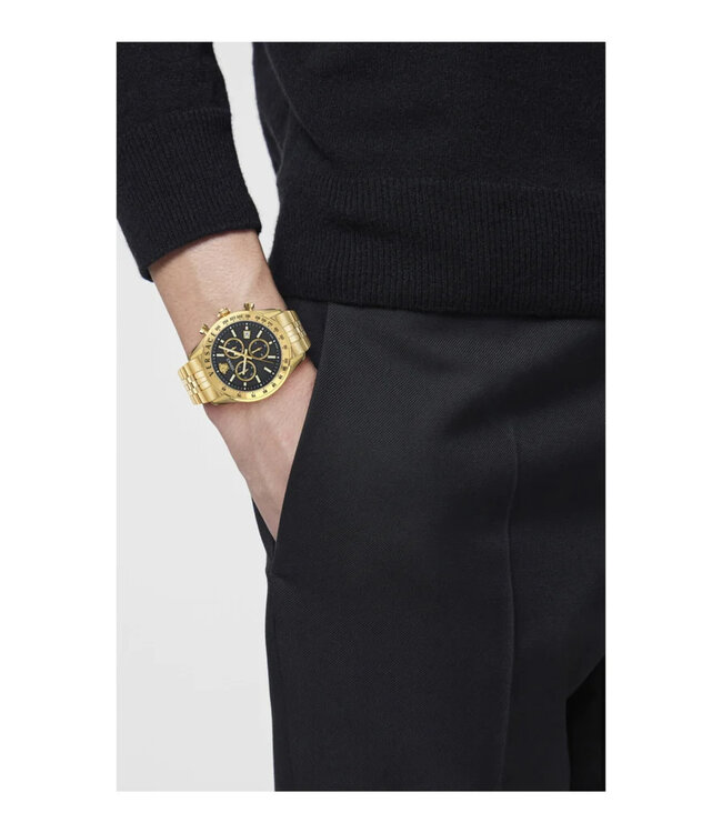 Versace  Chrono Master VE8R00624 Chronograph Gold/Schwarz Herrenuhr