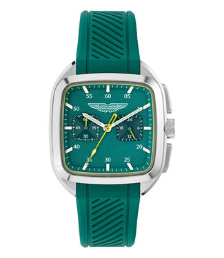 Aston Martin® AML Icon Ult MTIU1S603 Chronograph Silber/Grün Herrenuhr