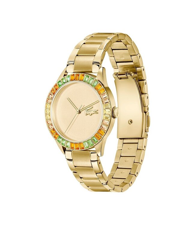 Lacoste   Ladycroc 2001410 Quarz Gold Damenuhr