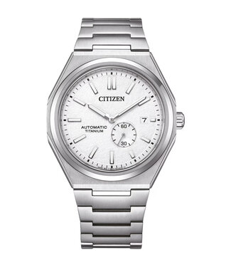 Citizen  Zenshin NJ0180-80A Automatik Super Titanium Weiss Herrenuhr