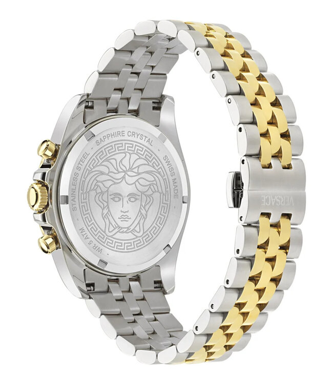 Versace   Greca Chrono Wave VE0H00725 Chronograph Bicolor/Silber Herrenuhr
