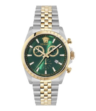 Versace  Anteo Chrono VEKYA0526 Chronograph Bicolor/Grün Herrenuhr