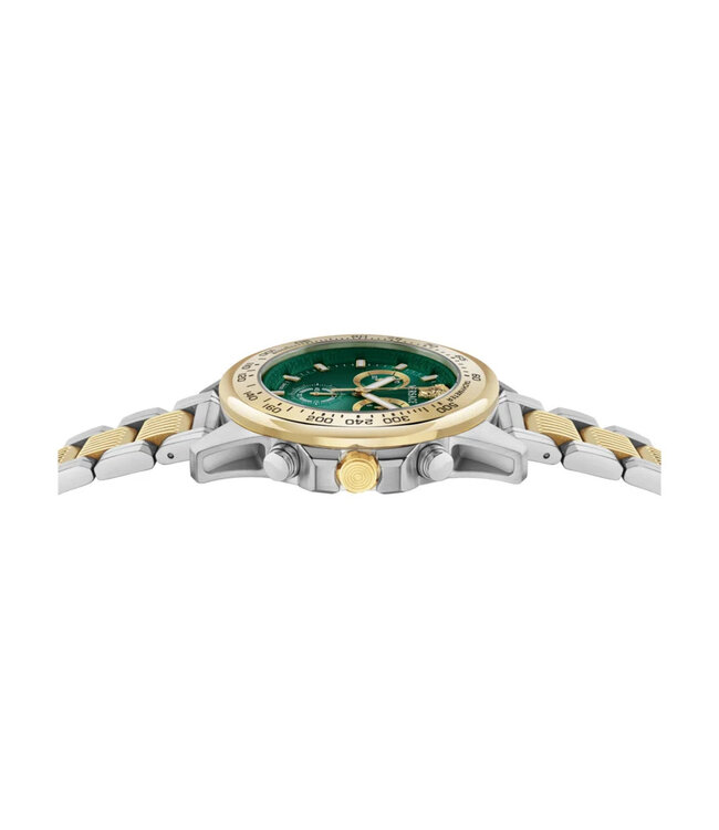 Versace   Greca Action Chrono VEKVA0426 Chronograph Bicolor/Grün Herrenuhr