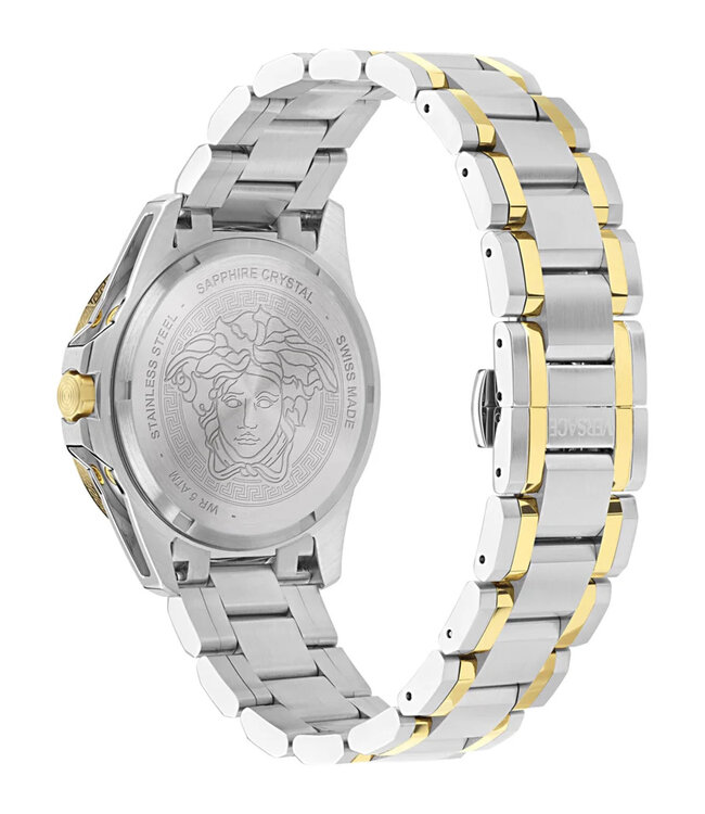 Versace  V-Galaxy Moonphase VE0K00225 Quarz Bicolor/Weiss Herrenuhr