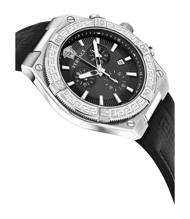Versace  V-Sporty Greca VESO00222 Chronograph Schwarz Herrenuhr