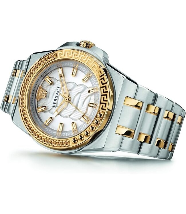 Versace  Chain Reaction VEHD00420 Quarz Gold/Silber Damenuhr