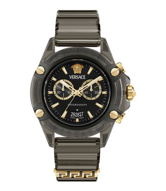 Versace  Icon Active VE8P01125 Chronograph Schwarz Herrenuhr