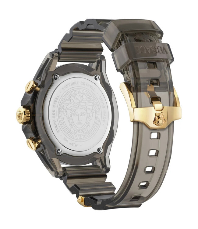 Versace  Icon Active VE8P01125 Chronograph Schwarz Herrenuhr