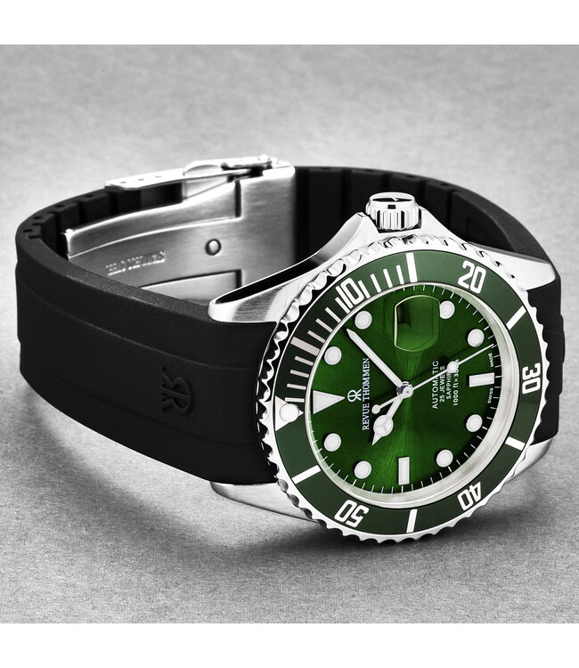 Revue Thommen  Diver 17571.2829 Automatik Grün Herrenuhr