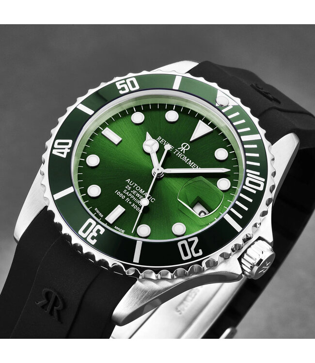 Revue Thommen  Diver 17571.2829 Automatik Grün Herrenuhr