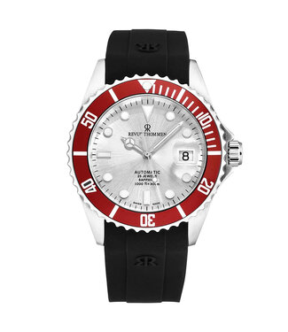 Revue Thommen Diver 17571.2826 Automatik Silber/Rot Herrenuhr