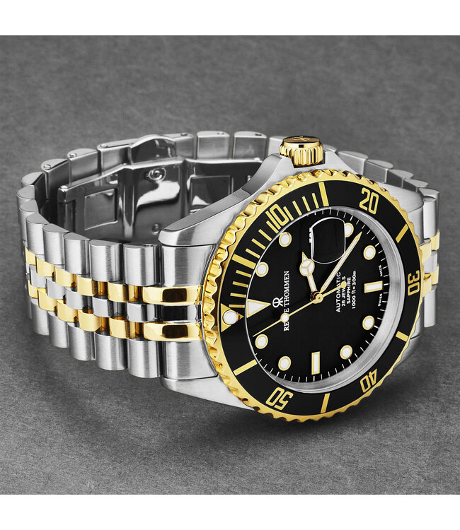 Revue Thommen Diver 17571.2247 Automatik Schwarz/Gold Herrenuhr