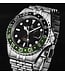 Revue Thommen Diver GMT 17572.2238 Automatik Schwarz/Grün Herrenuhr