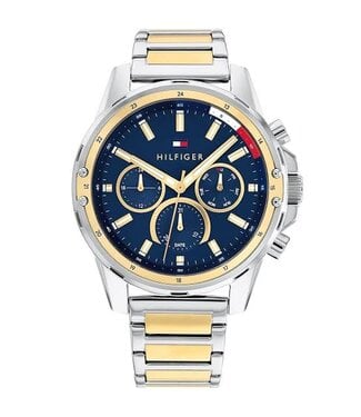 Tommy Hilfiger  Mason 1791937 Multifunktion Blau Bicolor Herrenuhr