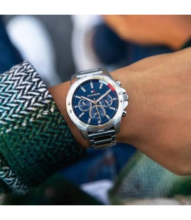 Tommy Hilfiger   Mason 1791937 Multifunktion Blau Bicolor Herrenuhr