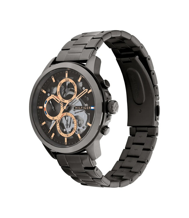 Tommy Hilfiger   Henry 1710479 Multifunktion Grau Herrenuhr