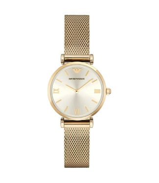 Emporio Armani  Retro AR1957 32mm Gold Milanaise Damenuhr