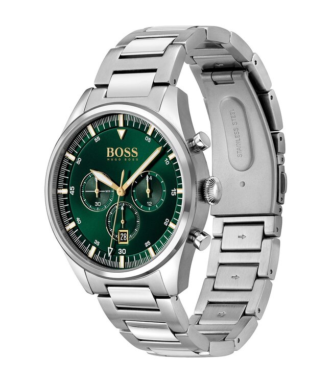 Hugo Boss  Pioneer 1513868 Chronograph Grün Herrenuhr