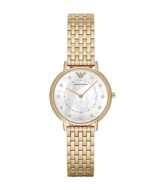 Emporio Armani  Kappa AR11007 Perlmutt Gold Damenuhr