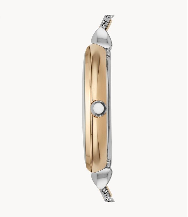 Emporio Armani  Retro AR2068 Perlmutt Milanaise Damenuhr