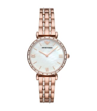 Emporio Armani  Gianni T-Bar AR11294 Roségold Damenuhr