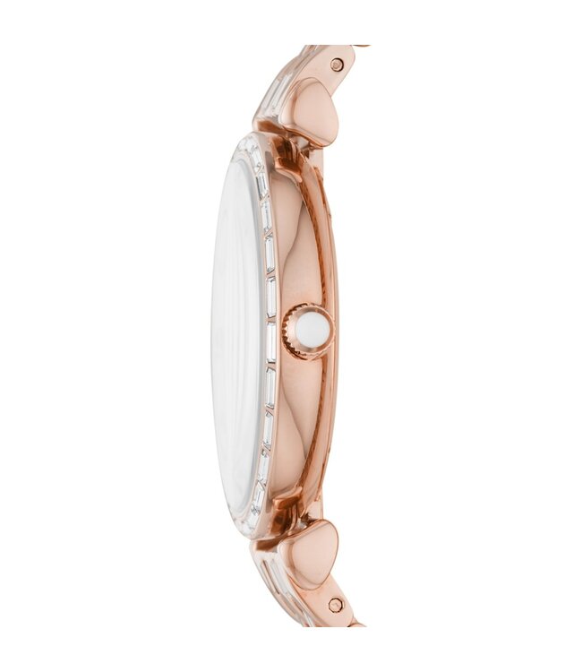 Emporio Armani  Gianni T-Bar AR11294 Roségold Damenuhr