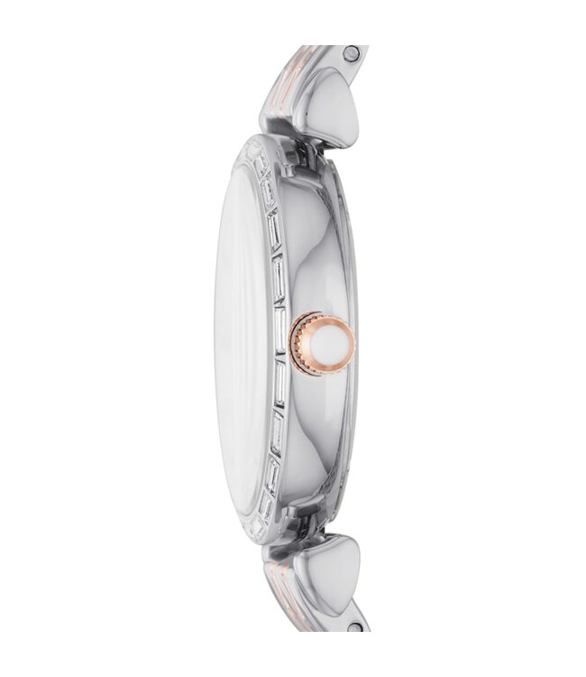 Emporio Armani   Gianni T-Bar AR11290 Perlmutt Bicolor Damenuhr