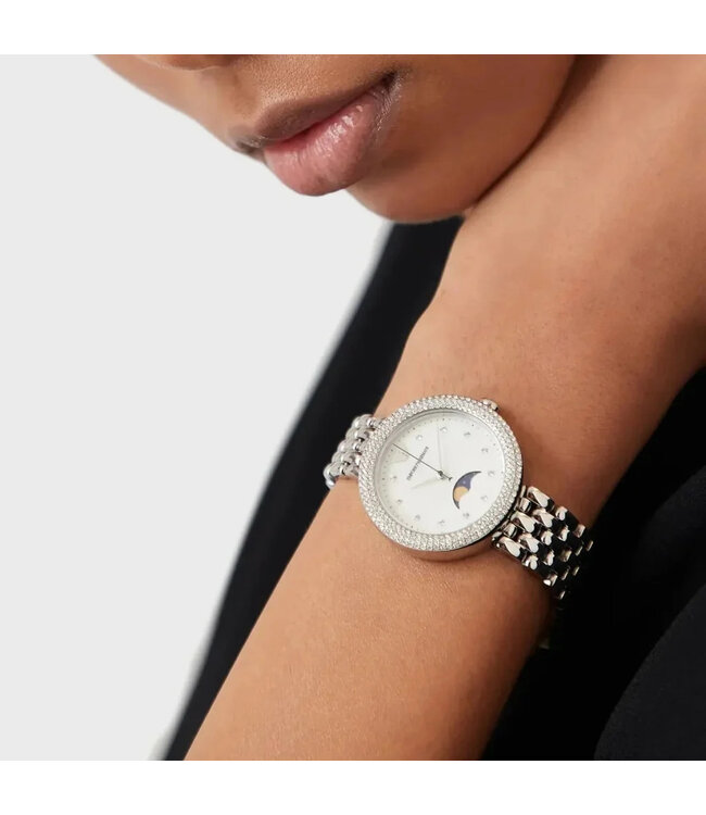 Emporio Armani  Rosa AR11461 Perlmutt Mondphase Damenuhr