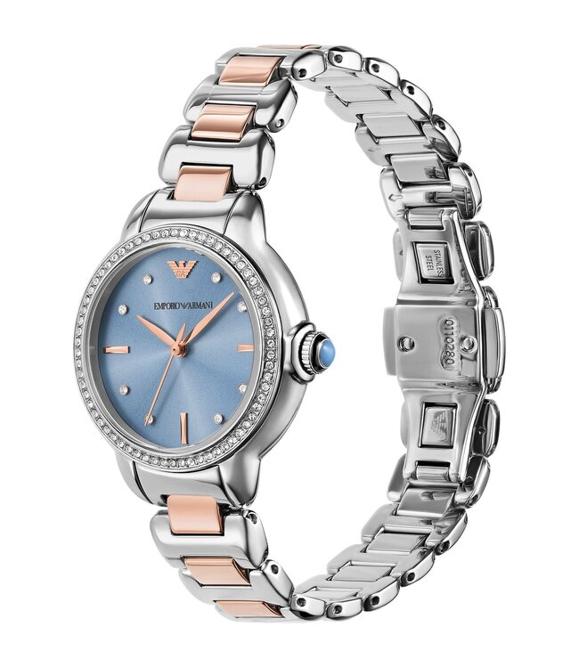 Emporio Armani  Mia AR11597 Blau Bicolor Damenuhr